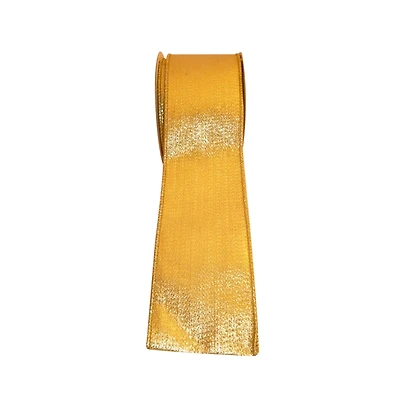 JAM Paper 2.5" x 10yd. Metallic Wired Luxury Lame Ribbon