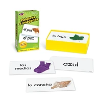 Trend Enterprises® Palabras e imágenes (SP) Skill Drill Flash Cards