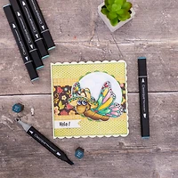 Spectrum Noir™ Classique Turquoises Dual Tip Marker Set