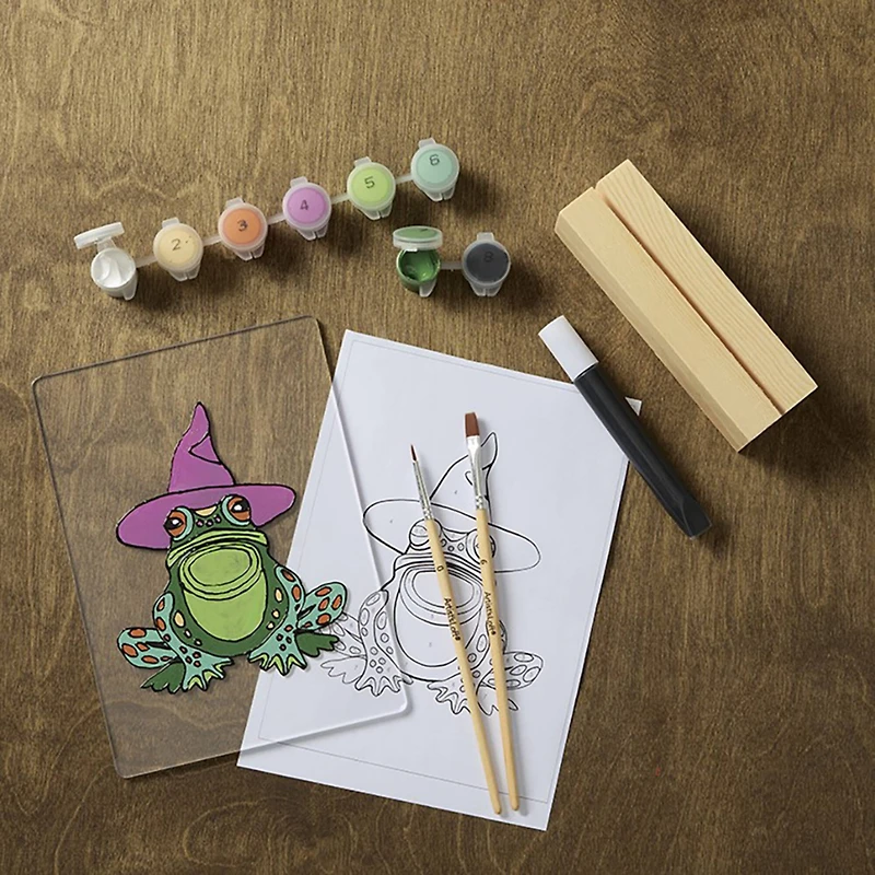 Frog Paint-by-Number Acrylic Surface Kit by Artist's Loft®