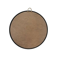 12" Round White Plaque with Black Frame by Make Market®