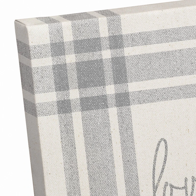 Love Gathers Here 16" x 16" Canvas Wall Art