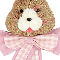 21" Easter Bunny with Bow Hanging Wall Decoration