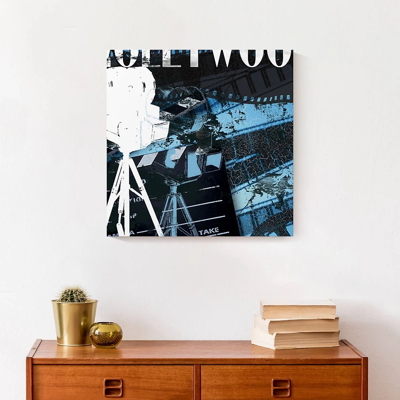 Hollywood Blues 16" x 16" Canvas Wall Art