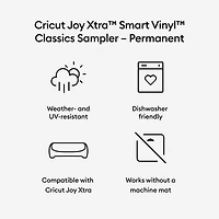 Cricut Joy Xtra™ Permanent Smart Vinyl™ Elegance Sampler, 3ct.
