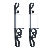 17.5'' Ornate Candle Wall Sconce, 2ct.