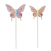 Decorative Fabric Butterfly Accents