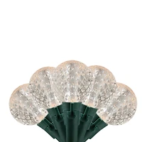 180ct. White LED G30 Globe Christmas String Lights Set