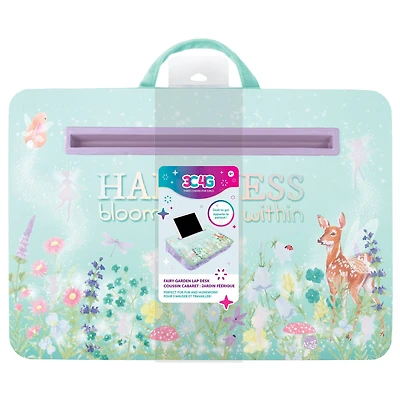 Make It Real™ 3C4G Green & Purple Fairy Garden Lap Desk
