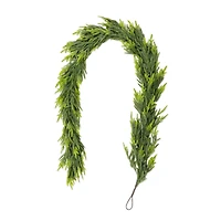 Glitzhome® 9ft Christmas Greenery PE Garland