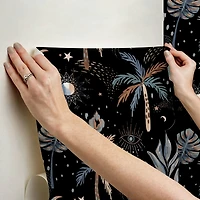 RoomMates Nuit Tropicale Peel & Stick Wallpaper
