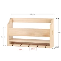 NEX™ Wall-Mounted Wine Rack with 5 Long Stem Glass Holder