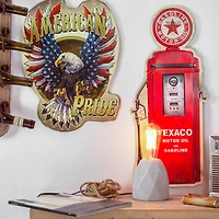 American Pride Embossed Metal Sign