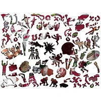 College Football Wooden Retro Series 333 Piece Jigsaw Puzzle