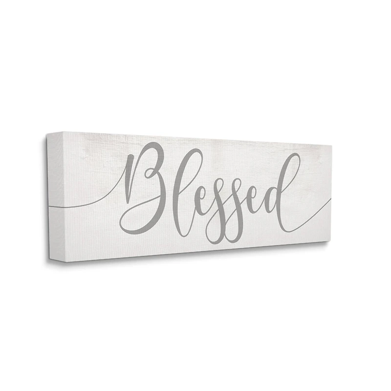 Stupell Industries Blessed Canvas Wall Art