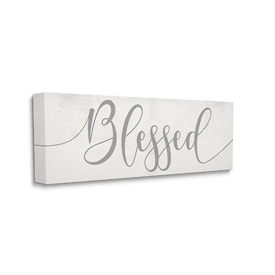 Stupell Industries Blessed Canvas Wall Art