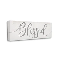 Stupell Industries Blessed Canvas Wall Art