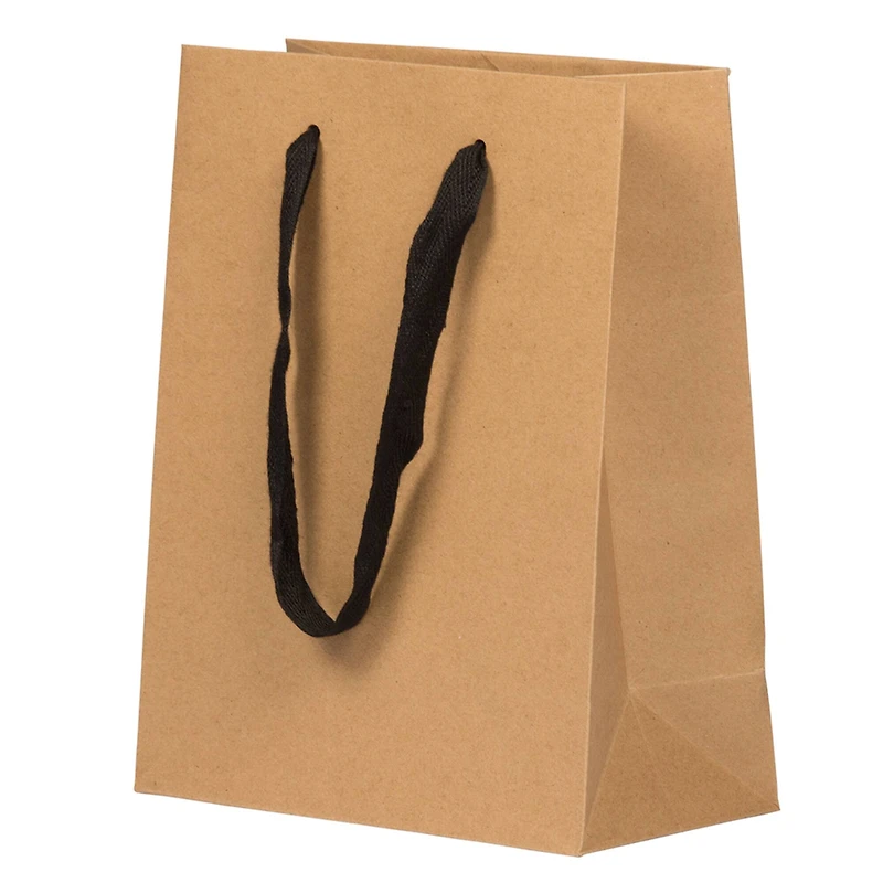 JAM Paper Medium Kraft Matte Heavy Duty Gift Bags, 3ct.