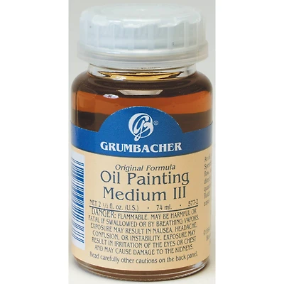 Grumbacher® Oil Painting Medium III, Rapid Dry, 2.5oz.
