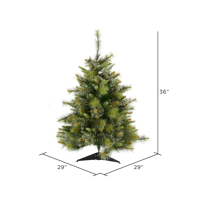 3ft. Unlit Cashmere Pine Artificial Christmas Tree