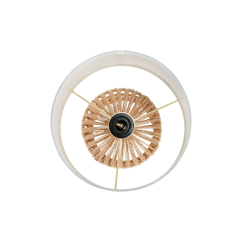 Hello Honey® 18" Drum-Shaped Rope Table Lamp