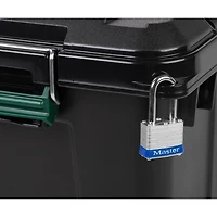 IRIS® Remington® 82qt. Black Store-It-All Utility Tote with Buckle Lid
