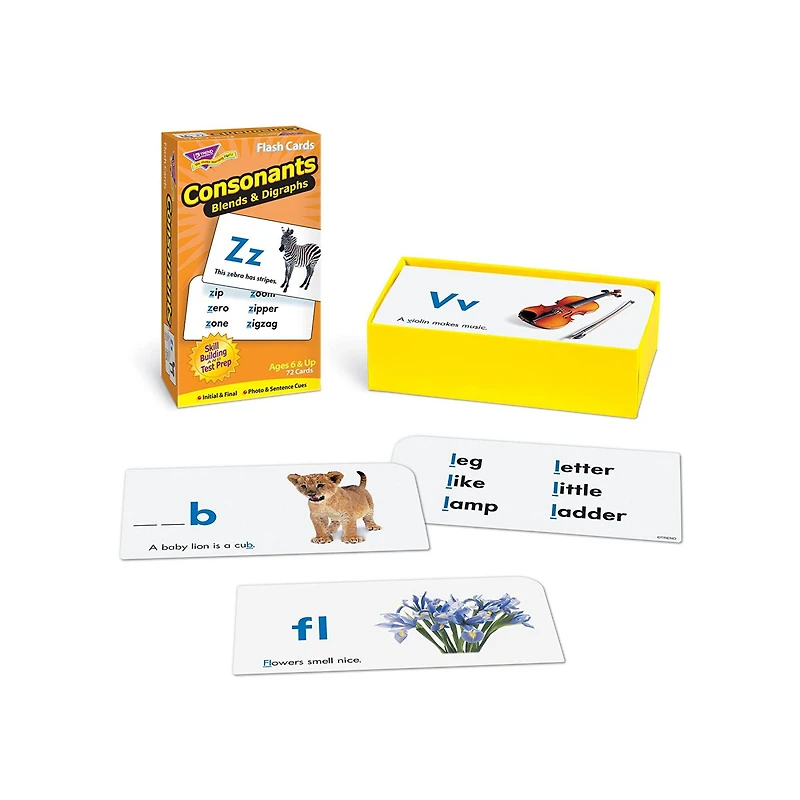 Trend Enterprises® Vowels and Consonants Skill Drill Flash Cards Assortment