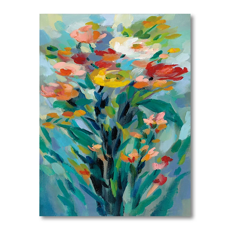 Designart - Tall Bright Flowers I