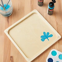 12 Pack: 8.75" Square Mosaic Wood Plaque by Make Market®