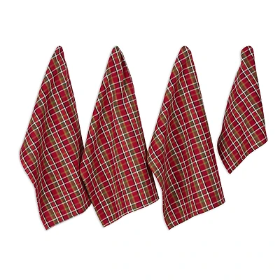 DII® Tartan Plaid Heavyweight Dishtowel & Dishcloth Set