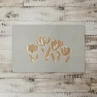 Soft Toned Tulips Floor Mat