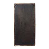 48" Brown Farmhouse Abstract Wood Wall Decor