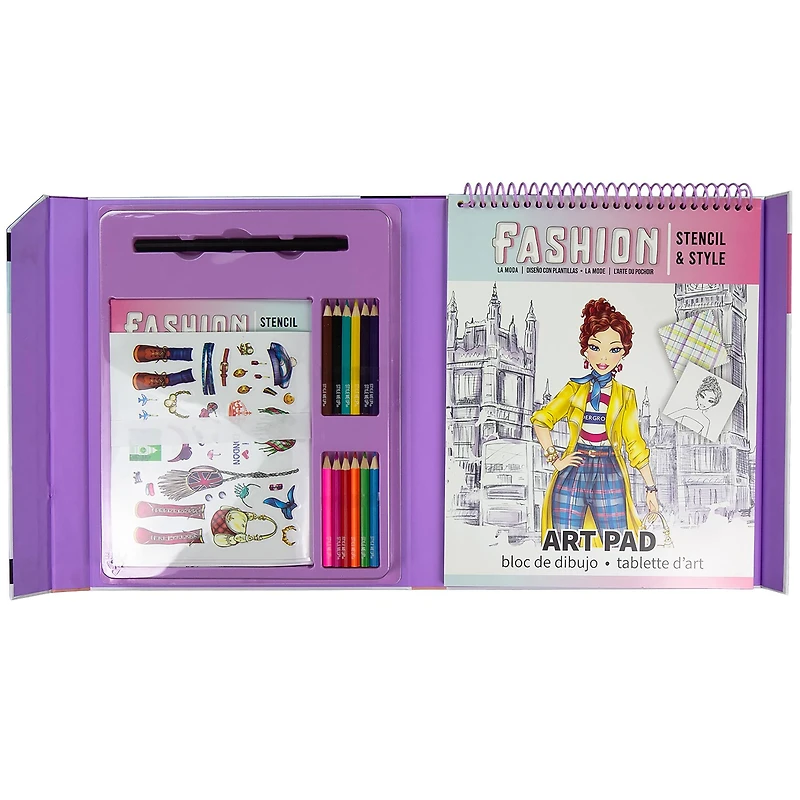 Style Me Up! Fashion Stencil & Style Art Kit