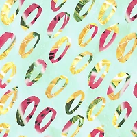 Turquoise Cotton Fabric Bundle by Loops & Threads™