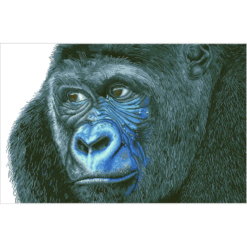 Diamond Dotz® Advanced Kibali Western Lowland Gorilla Diamond Painting Kit