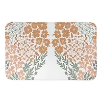 Earthtone Florals 34" x 21" Bath Mat