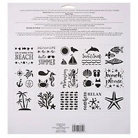 6 Pack: Seaside Stencils by Craft Smart®, 12" x 12"