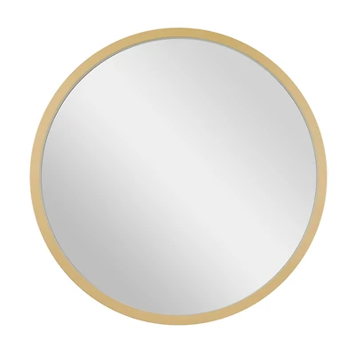 Gold Contemporary Wall Mirror, 42" x 2" x 42"