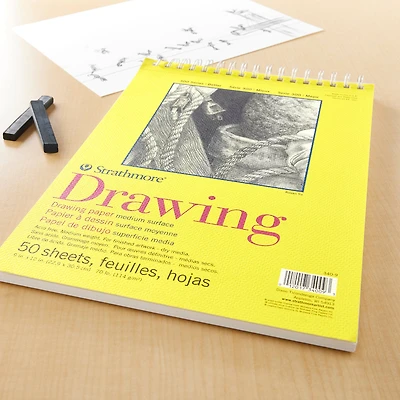 Strathmore® 300 Series Wired Drawing Paper Pad