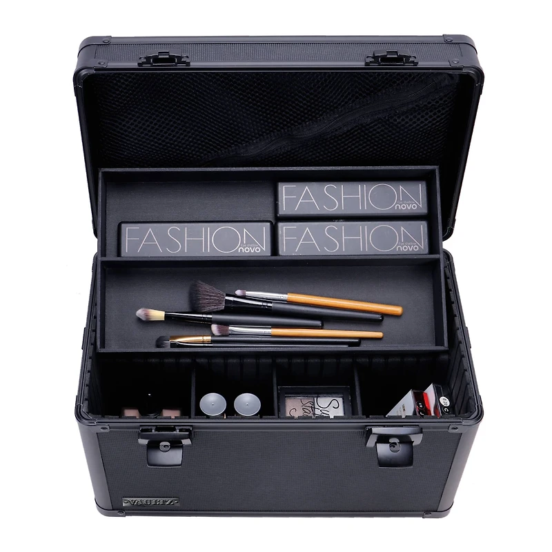 Vaultz Black Tactical Divided Storage Box