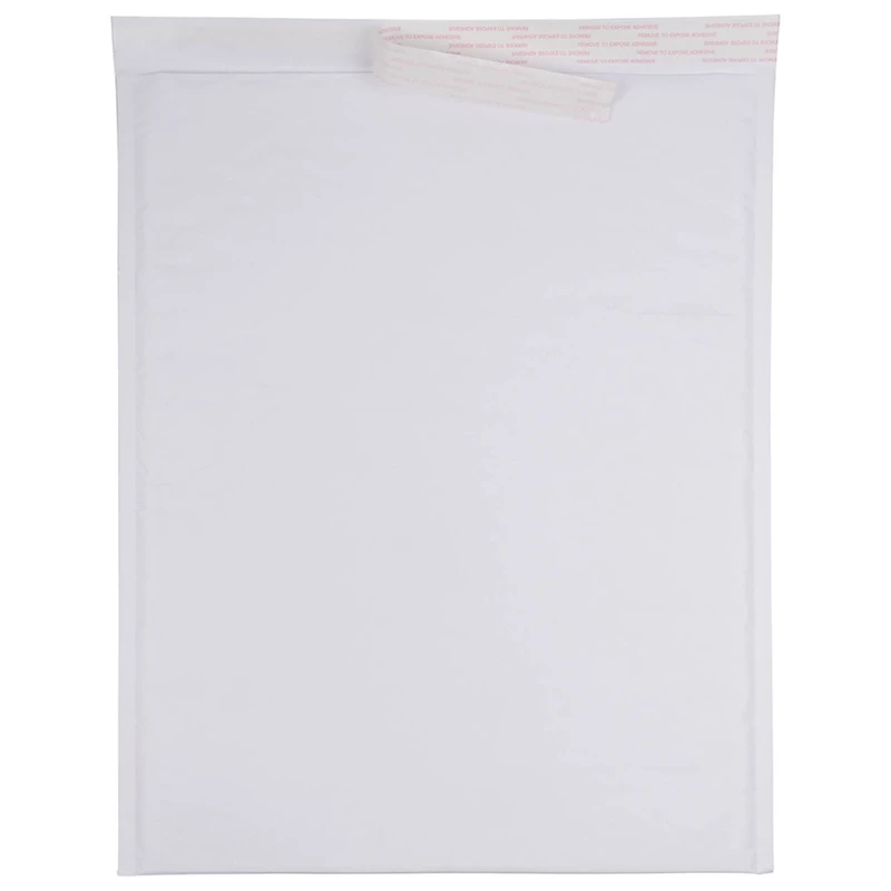 JAM Paper 14.25" x 18.5" White Kraft Bubble Lite Padded Mailers, 25ct.