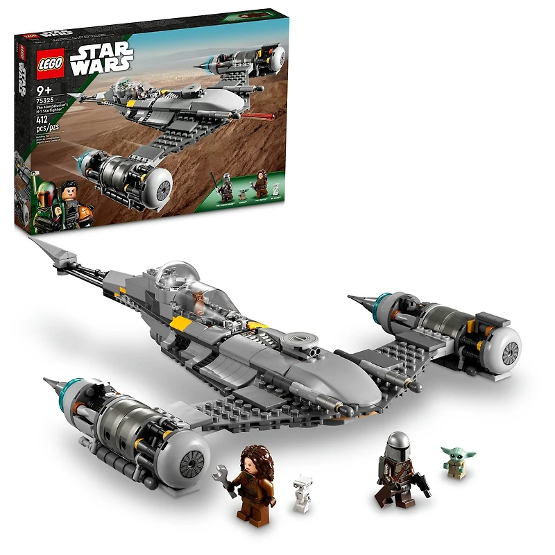 LEGO® Star Wars™ The Mandalorian’s N-1 Starfighter™ 75325 Building Kit (412 Pieces)