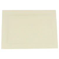 JAM Paper A2 Ivory Blank Foldover Cards with Panel