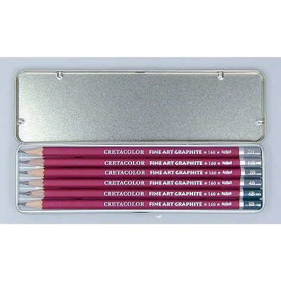 Cretacolor® Fine Art Graphite Pencil Tin Set