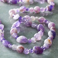 Matte Amethyst Stone Mix Beads by Bead Landing™