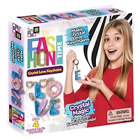 Amav Toys Fashion Time Love Crystal Key Chain Making Activity Kit
