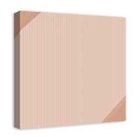 Tan Vertical Lines 20" x 20" Canvas Wall Art