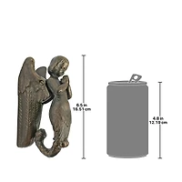 Design Toscano 6.5" Balinese Winged Mermaid Door Knocker