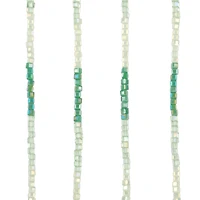 Green Ombre Faceted Glass Cube Beads, 2mm by Bead Landing™