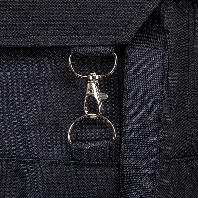 Household Essentials 30.5" Black Rolling Laundry Hamper